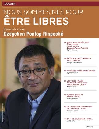 avec Dzogchen Ponlop Rinpoché