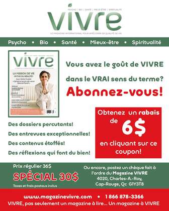 Promotion 30 $ Salon Santé Mieux-Être de Kathy Tropiano